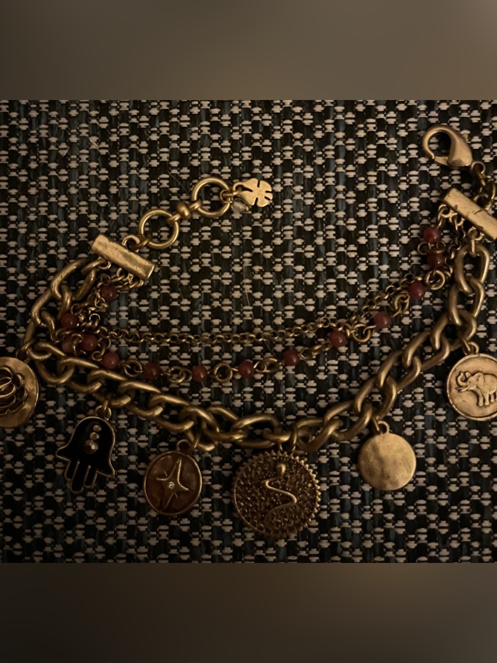 *Rare* Lucky Brand Multi-Strand Good Luck Charm Bracelet - Picture 10 of 10